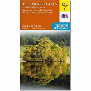 OS Explorer ACTIVE Map OL7 The English Lakes - South Eastern