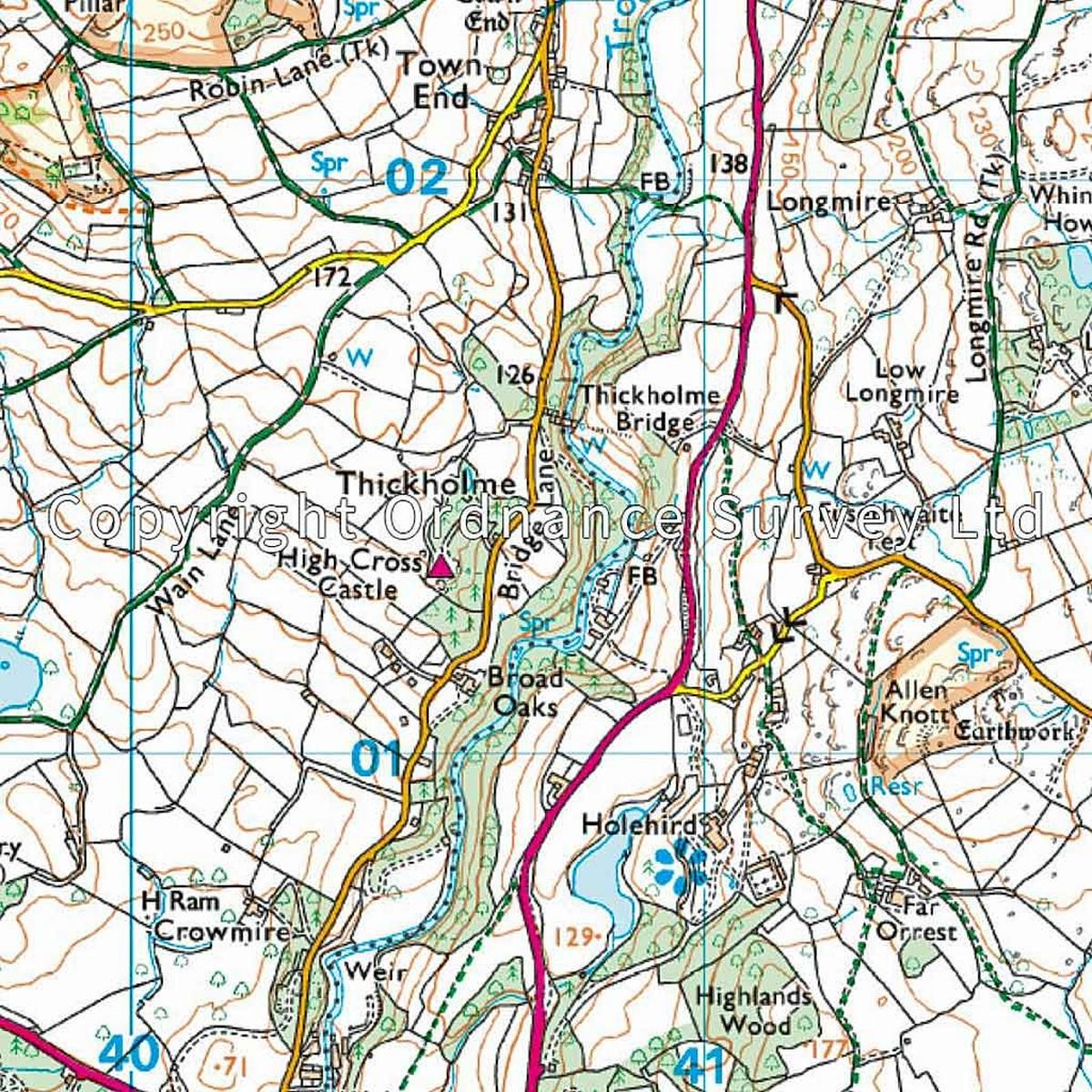 Ordnance Survey OS Explorer ACTIVE Map OL7 The English Lakes - South Eastern