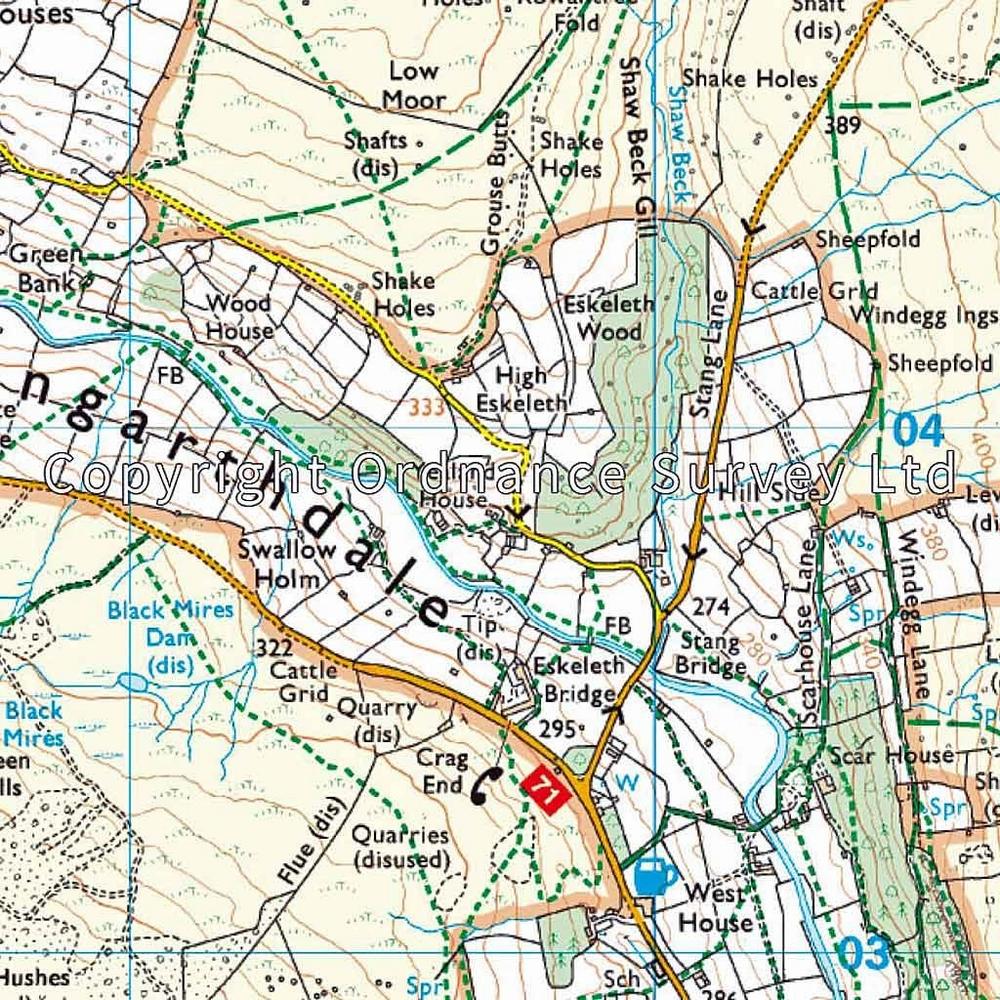 Ordnance Survey OS Explorer ACTIVE Map OL30 Yorkshire Dales - Northern & Central
