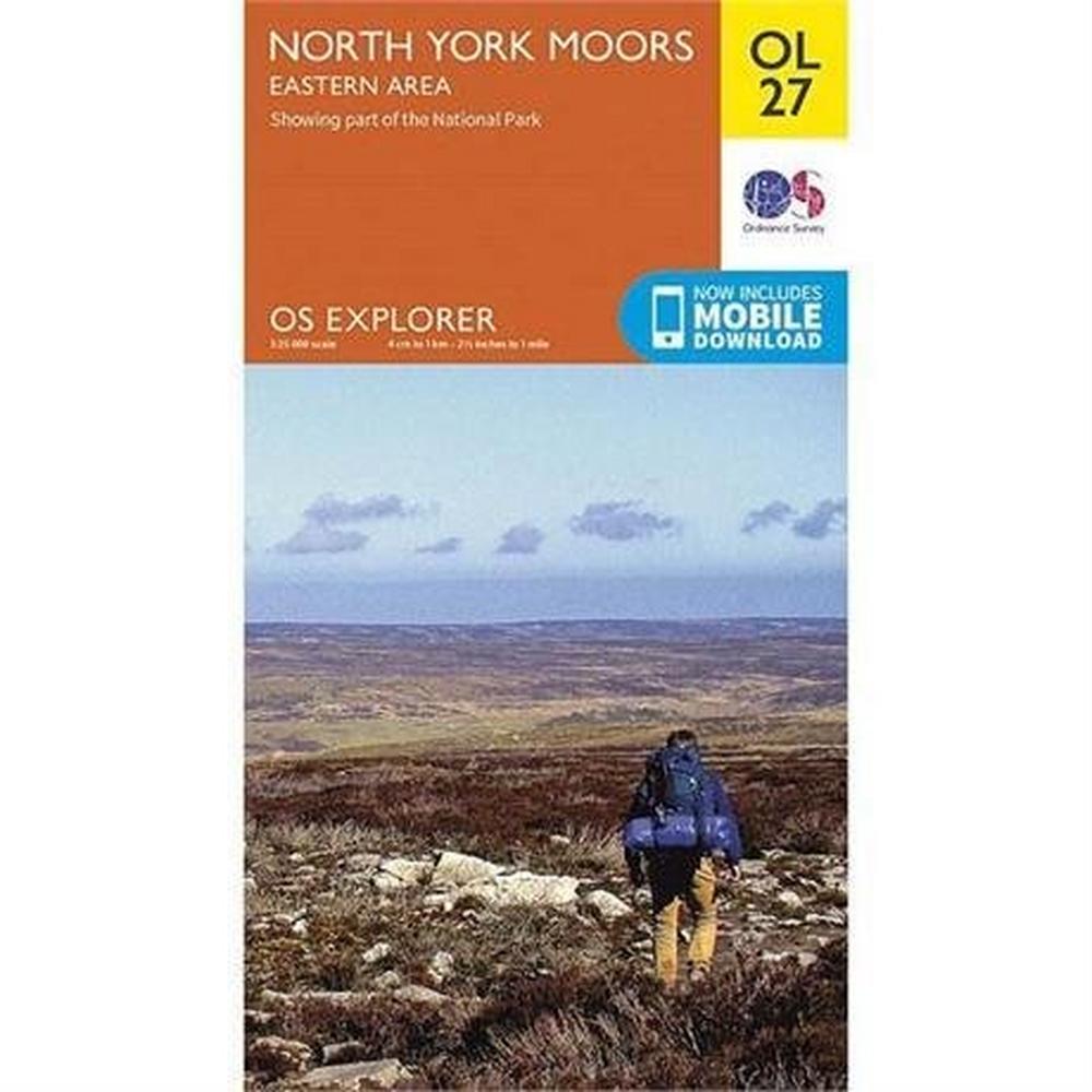Ordnance Survey OS Explorer Map OL27 North York Moors - Eastern