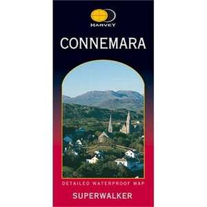 Ireland Map Harvey Superwalker: Connemara