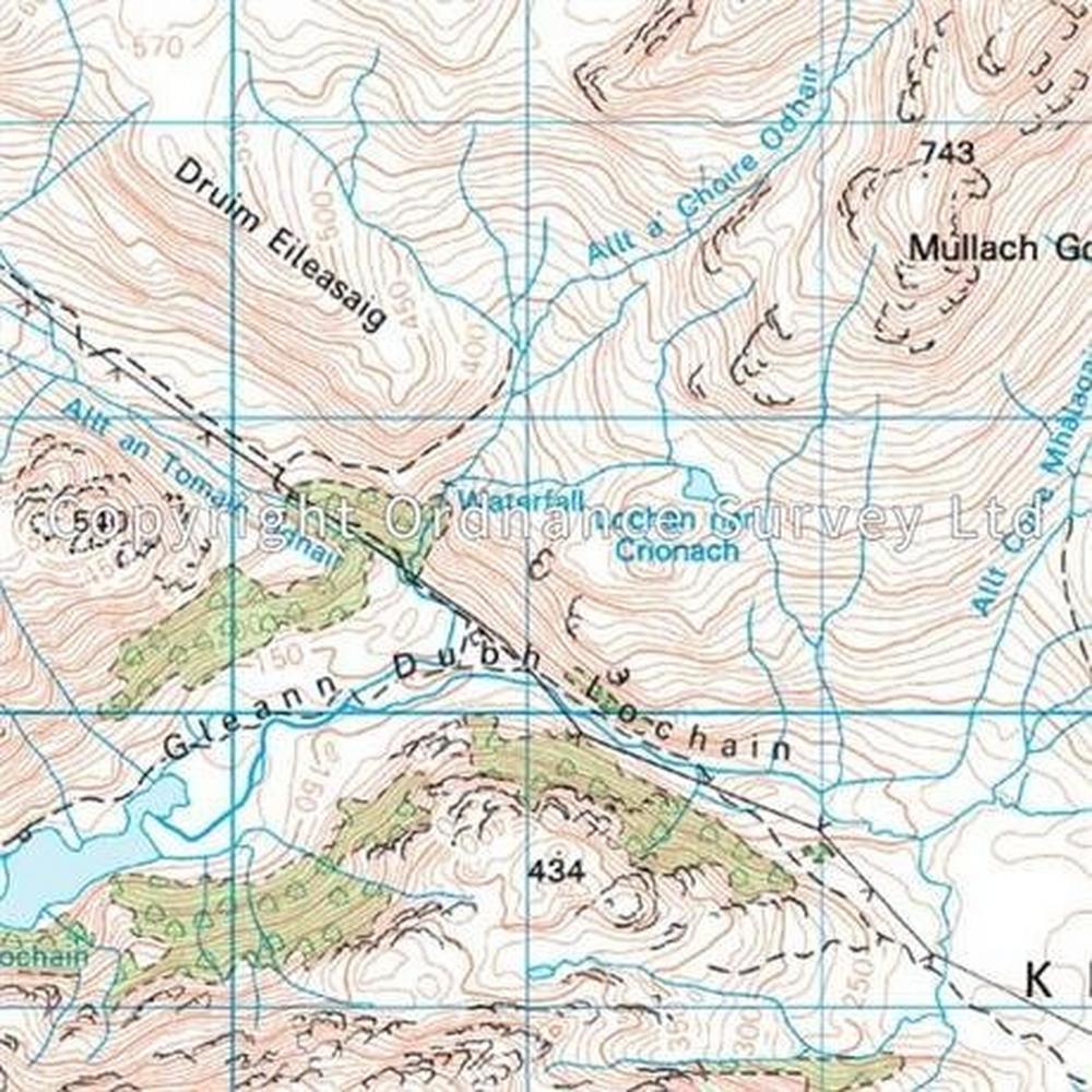 Ordnance Survey OS Landranger ACTIVE Map 33 Loch Alsh, Glen Shiel & Loch Hourn