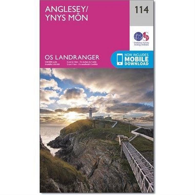 OS Landranger Map 114 Anglesey