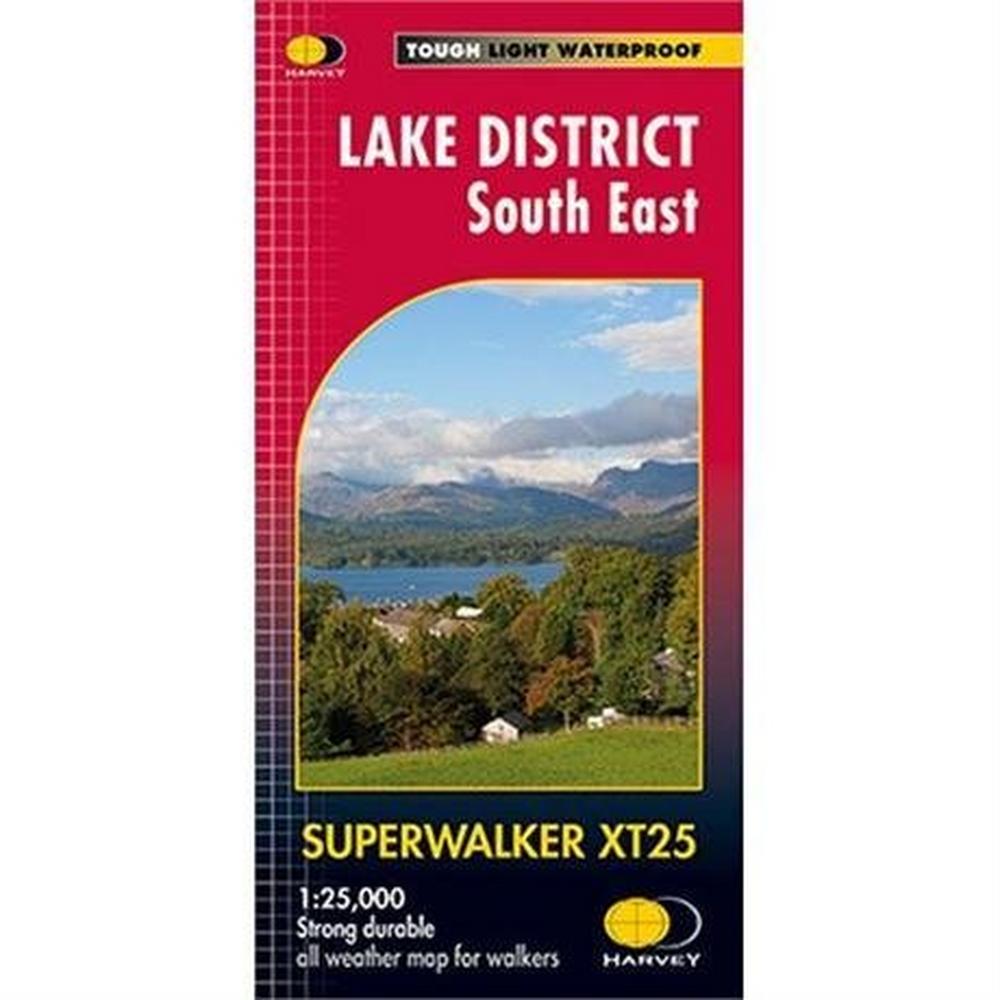 Harveys Harvey Map - Superwalker XT25: Lake District - South East