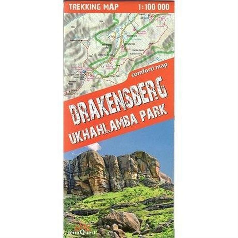 South Africa Map: Drakensberg - Terraquest 1:100,000