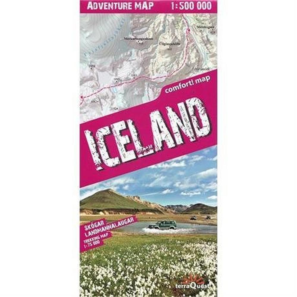 Miscellaneous Terraquest Adventure Map: Iceland 1:500,000