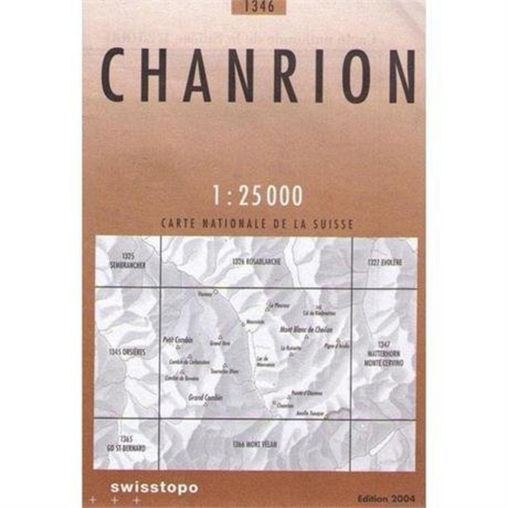 Miscellaneous Switzerland Map 1346 Chanrion