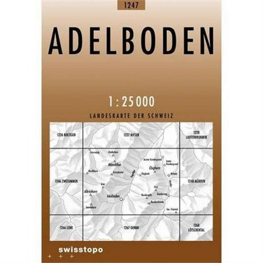 Miscellaneous Switzerland Map 1247 Adelboden 1:25,000