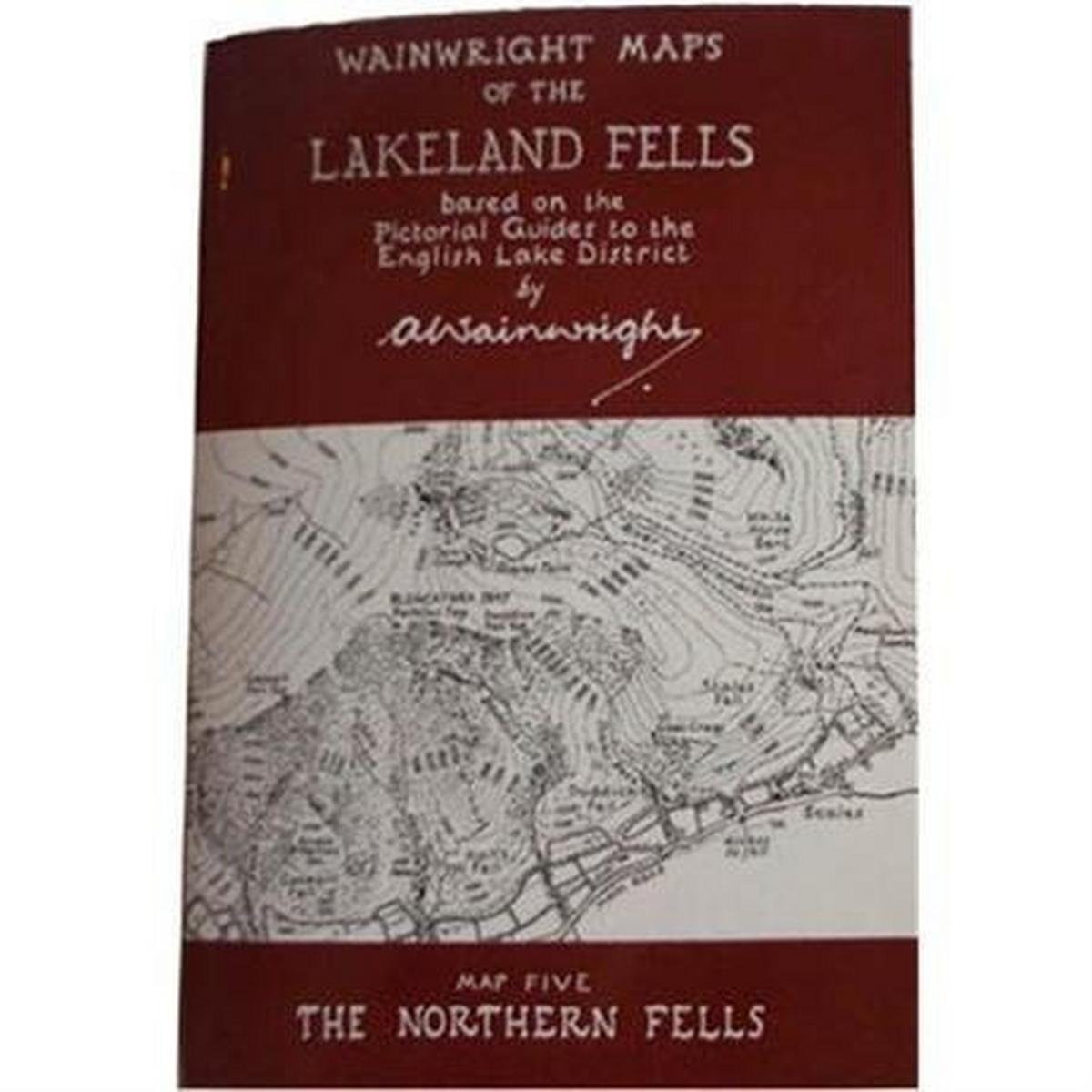 Miscellaneous Wainwright Map No.5 The Northern Fells
