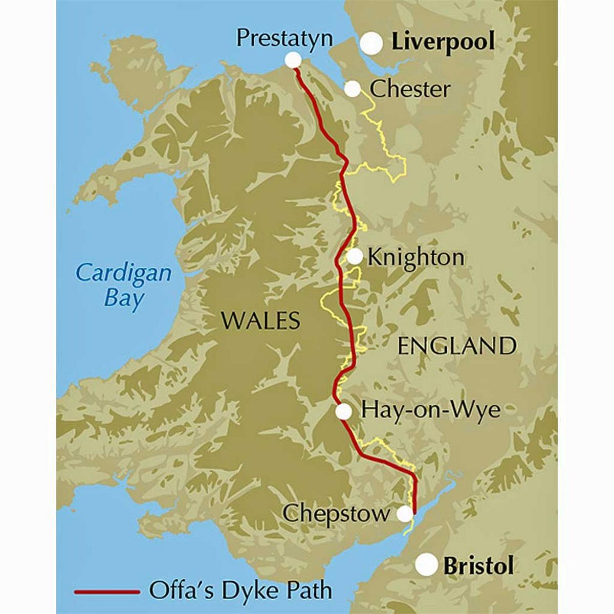 Cicerone Walking Guide Book: Offa's Dyke Path