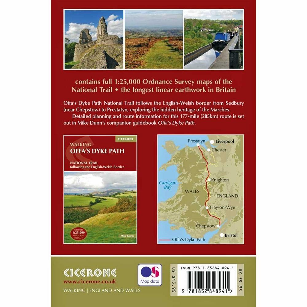 Cicerone Walking Guide Book: Offa's Dyke Path