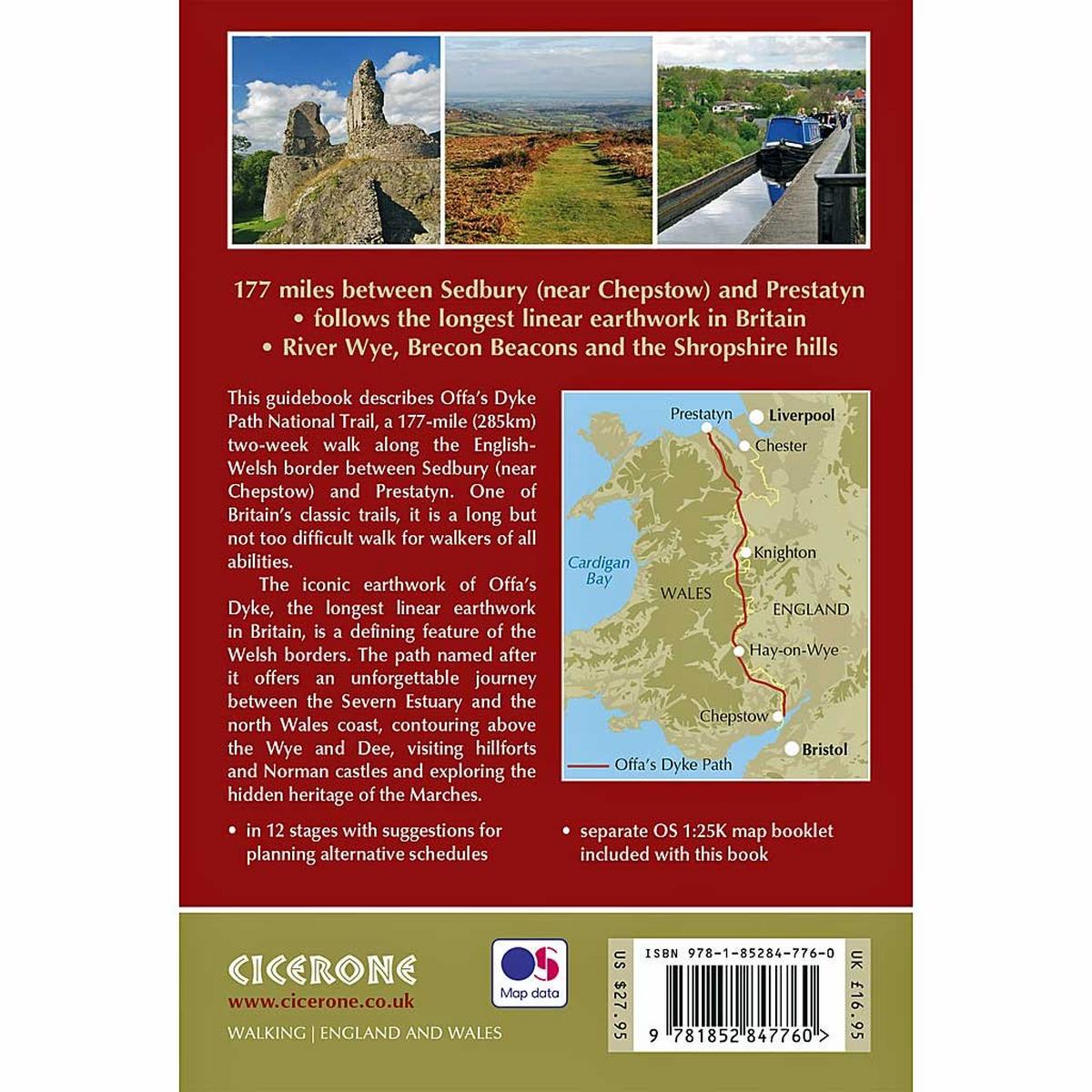 Cicerone Walking Guide Book: Offa's Dyke Path