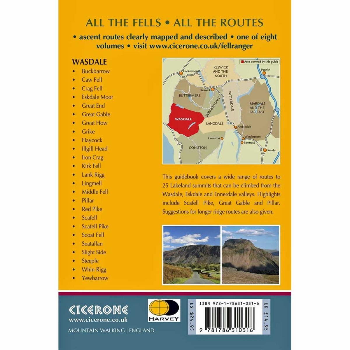 Cicerone Walking Guide Book: The Lake District Fells - Wasdale