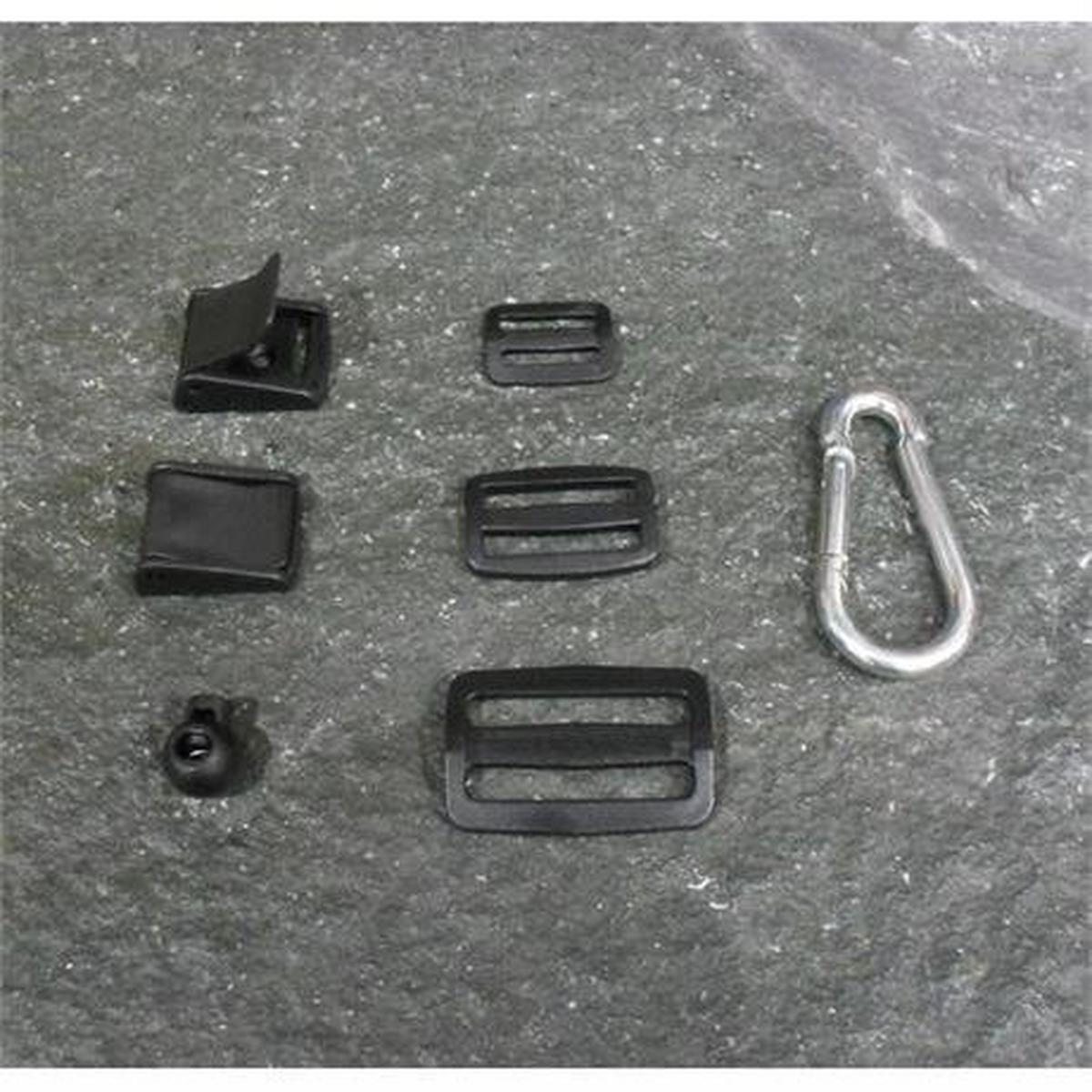 Miscellaneous Plastic 3 Bar Slide Buckles 40mm Black