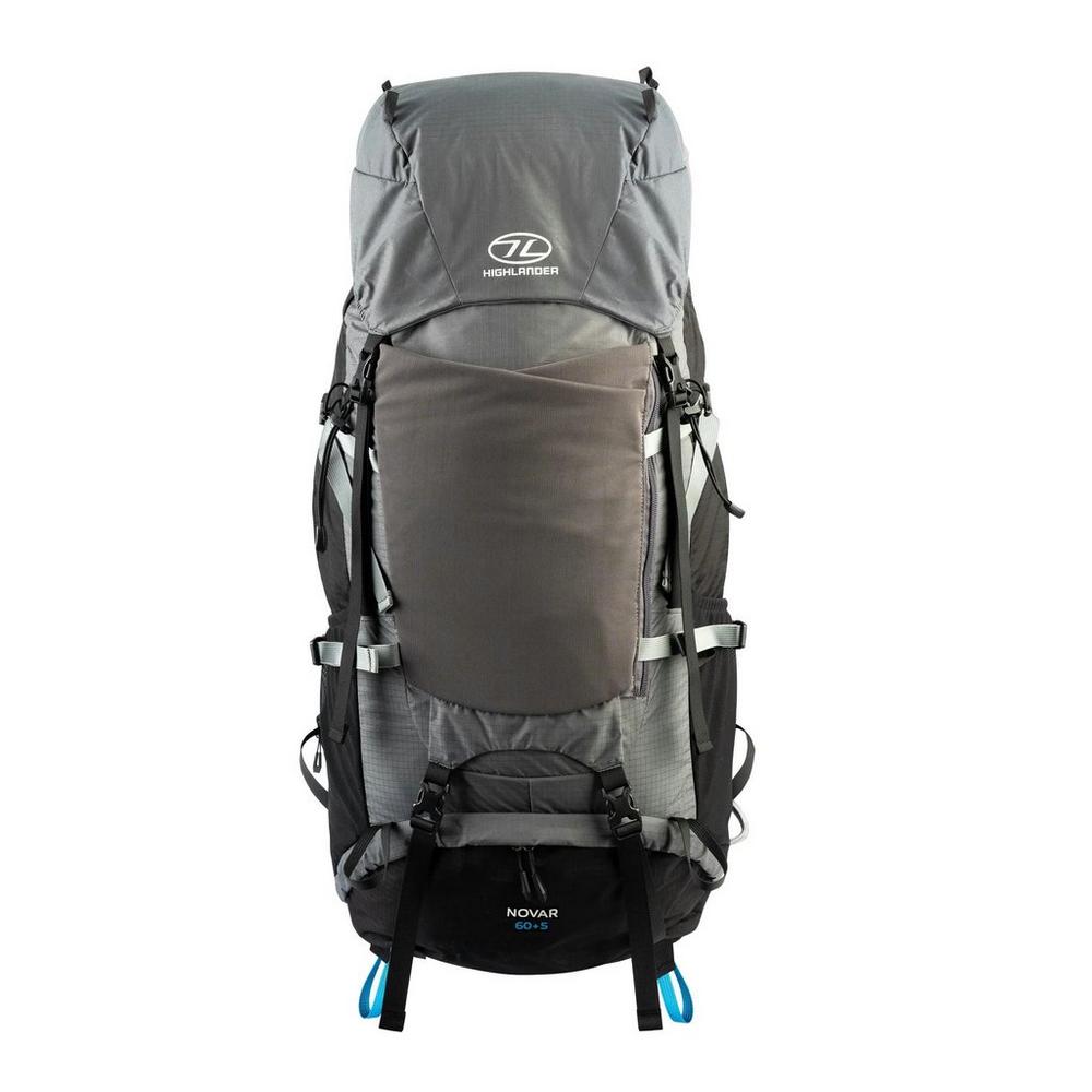 Highlander Men's Novar 60+5L Backpack - Grey