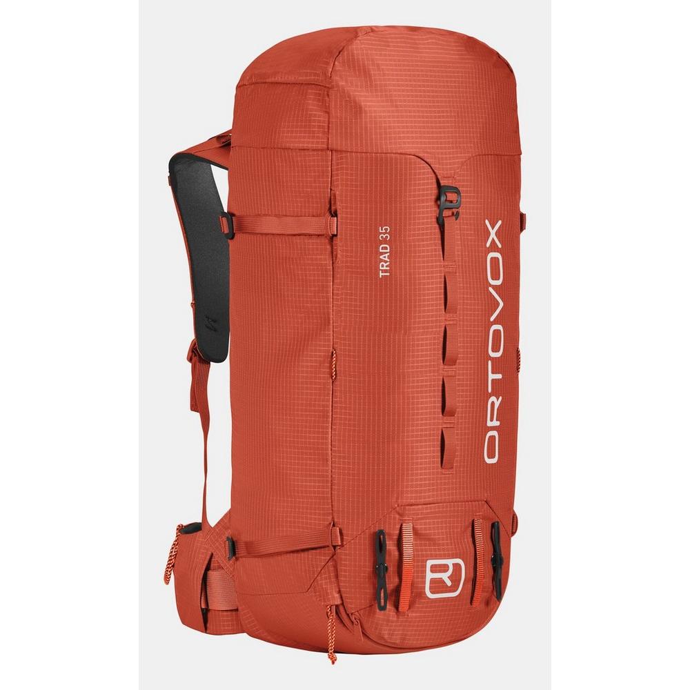 Ortovox Trad 35L Climbing and Mountaineering Rucksack Orange George Fisher