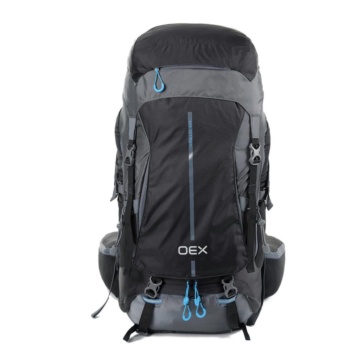 OEX Vallo 60L Rucksack - Black