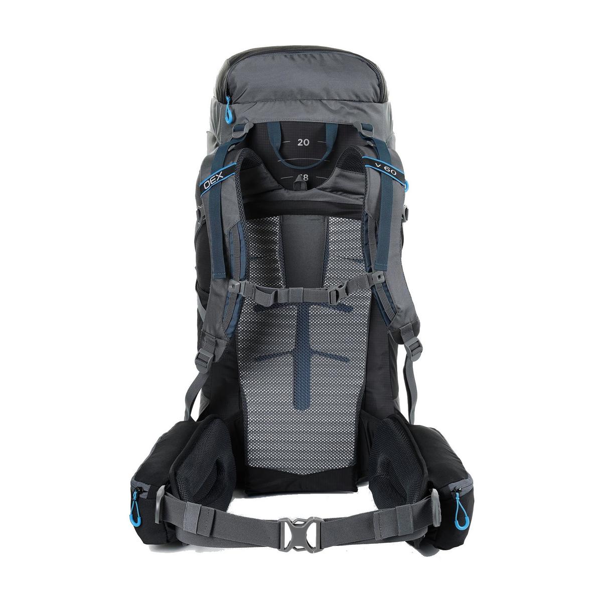 OEX Vallo 60L Rucksack - Black