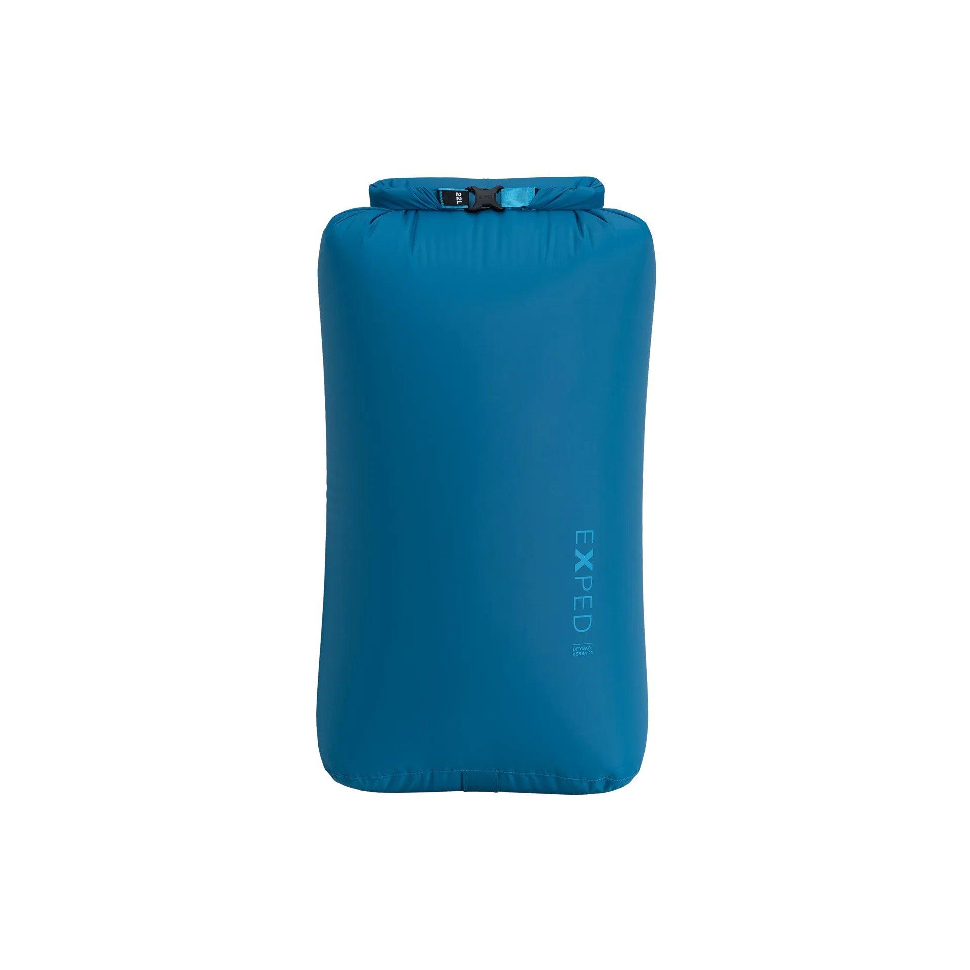 Exped Unisex Red Versa Drybag 22L - Blue - One - Rucksacks Nylon Small