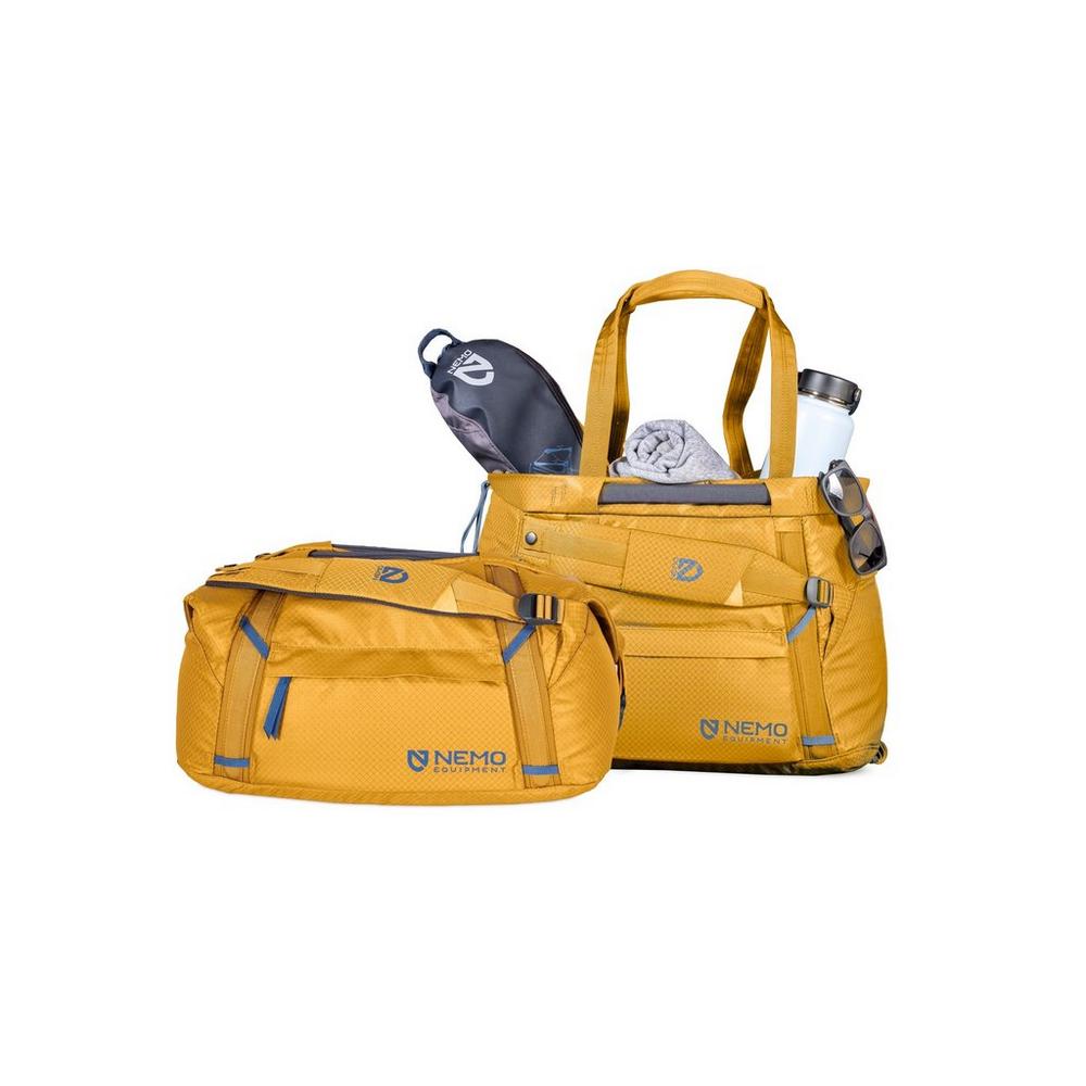 Nemo Double Haul 30L Convertible Duffel and Tote - Yellow