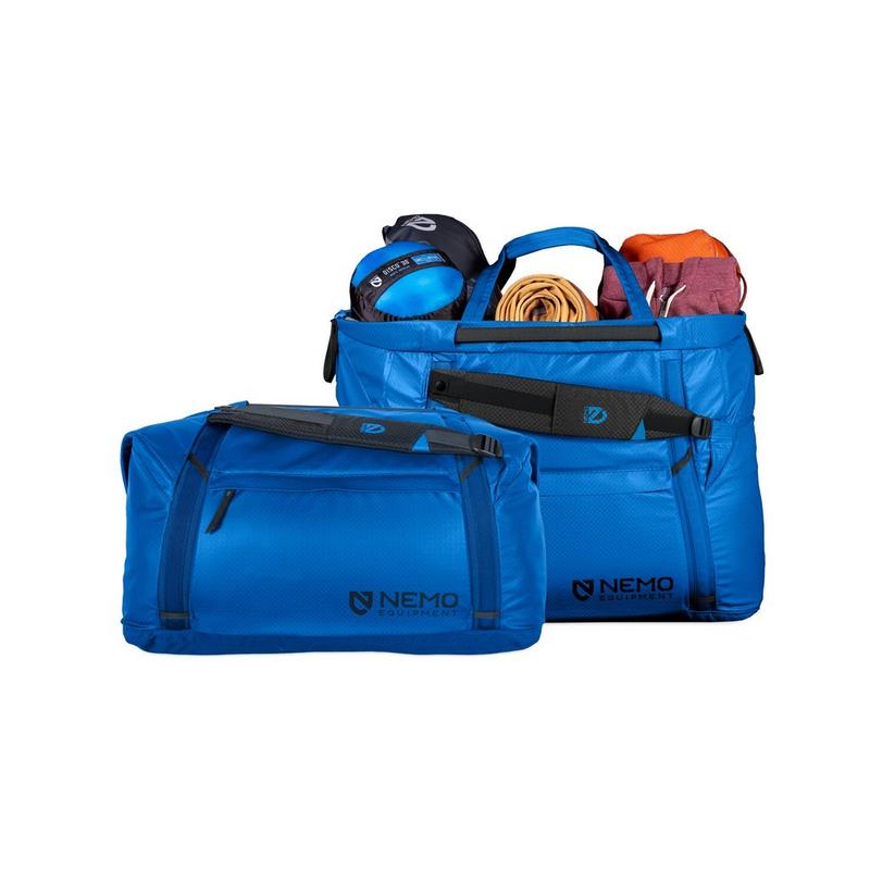 Double Haul 70L Convertible Duffel and Tote - Blue