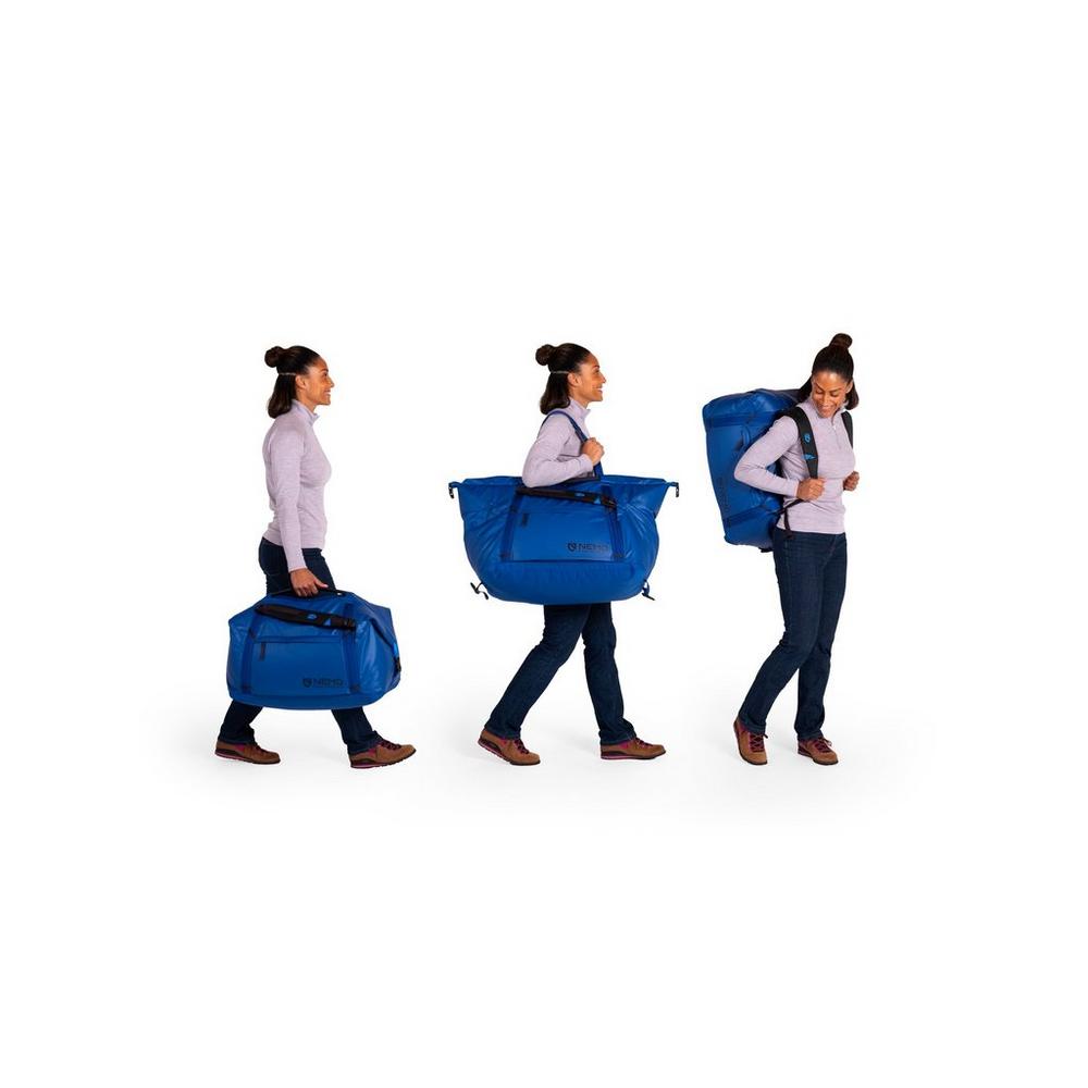 Nemo Double Haul 70L Convertible Duffel and Tote - Blue