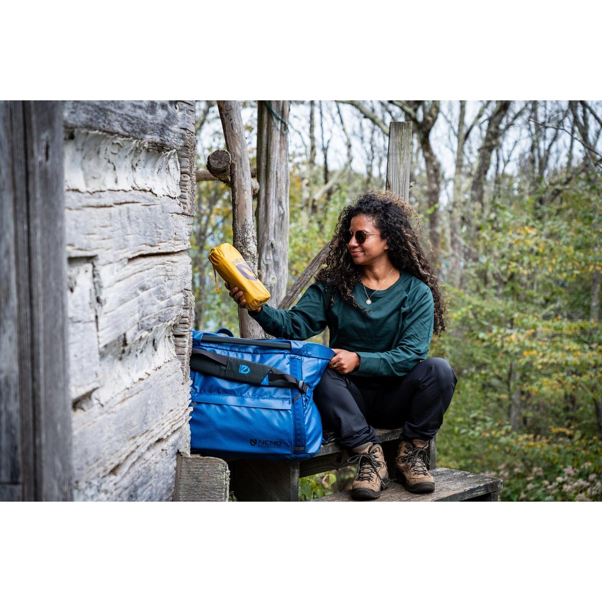 Nemo Double Haul 70L Convertible Duffel and Tote - Blue