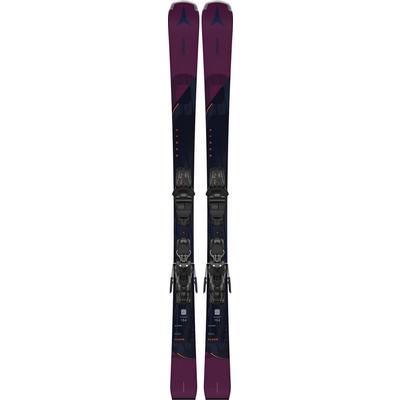Atomic Women's Cloud Q9 Piste Skis + M10 GW Bindings - Black/Berry