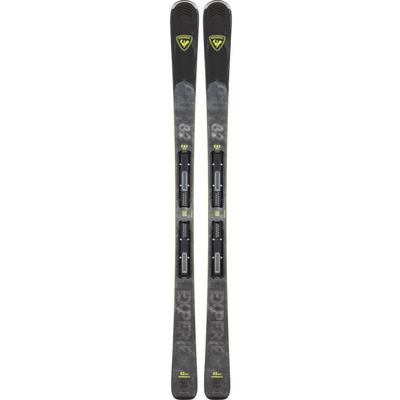 Rossignol Men's Experience 82mm Basalt Piste Skis + NX12 Konect Ski Bindings - Black/Yellow