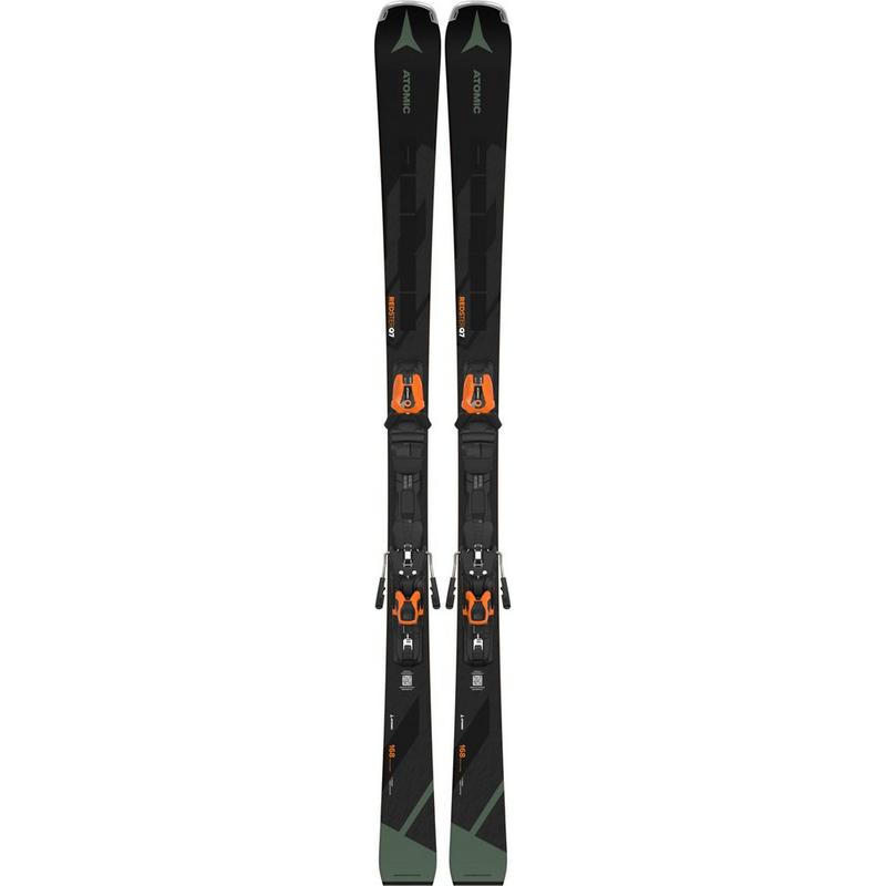 Men's Redster Q7 Revoshock C Skis + Mi 12 Binding - Black / Orange / Green
