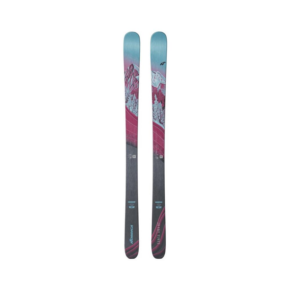 Nordica Women's Santa Ana 87 Skis (Skis Only) - Blue / Purple