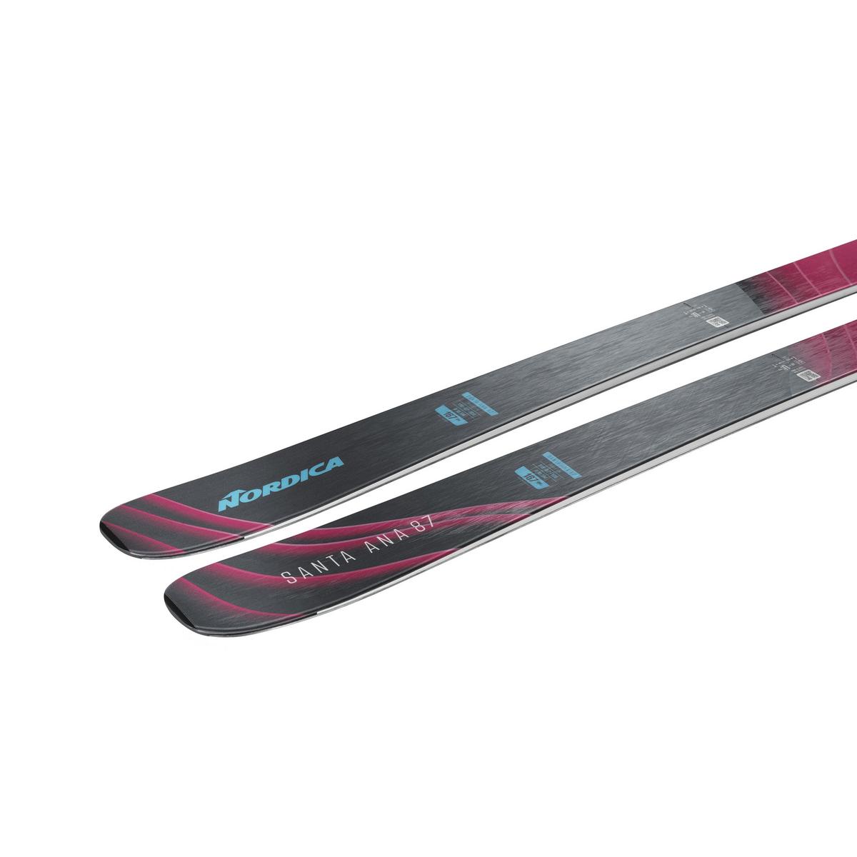 Nordica Women's Santa Ana 87 Skis (Skis Only) - Blue / Purple