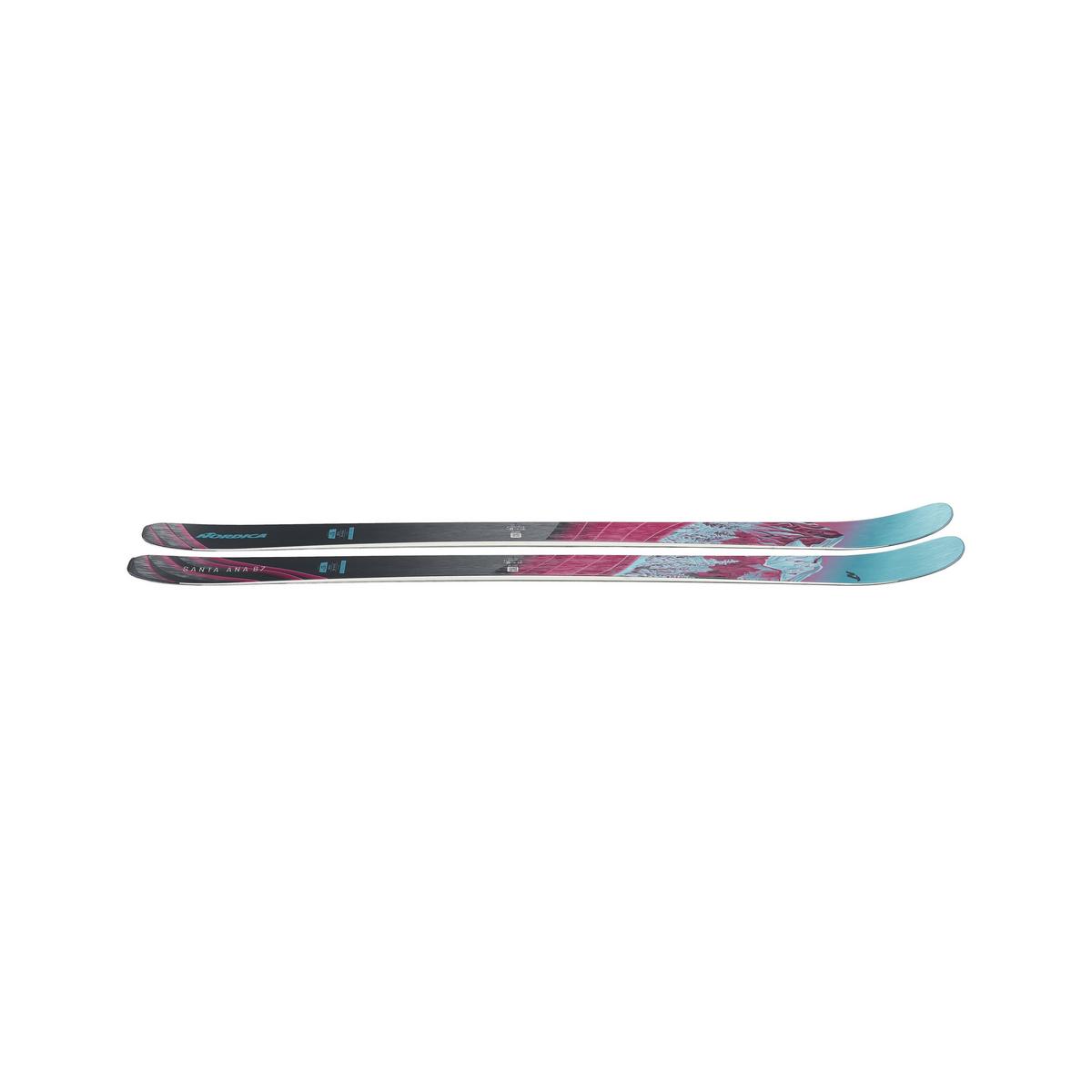 Nordica Women's Santa Ana 87 Skis (Skis Only) - Blue / Purple