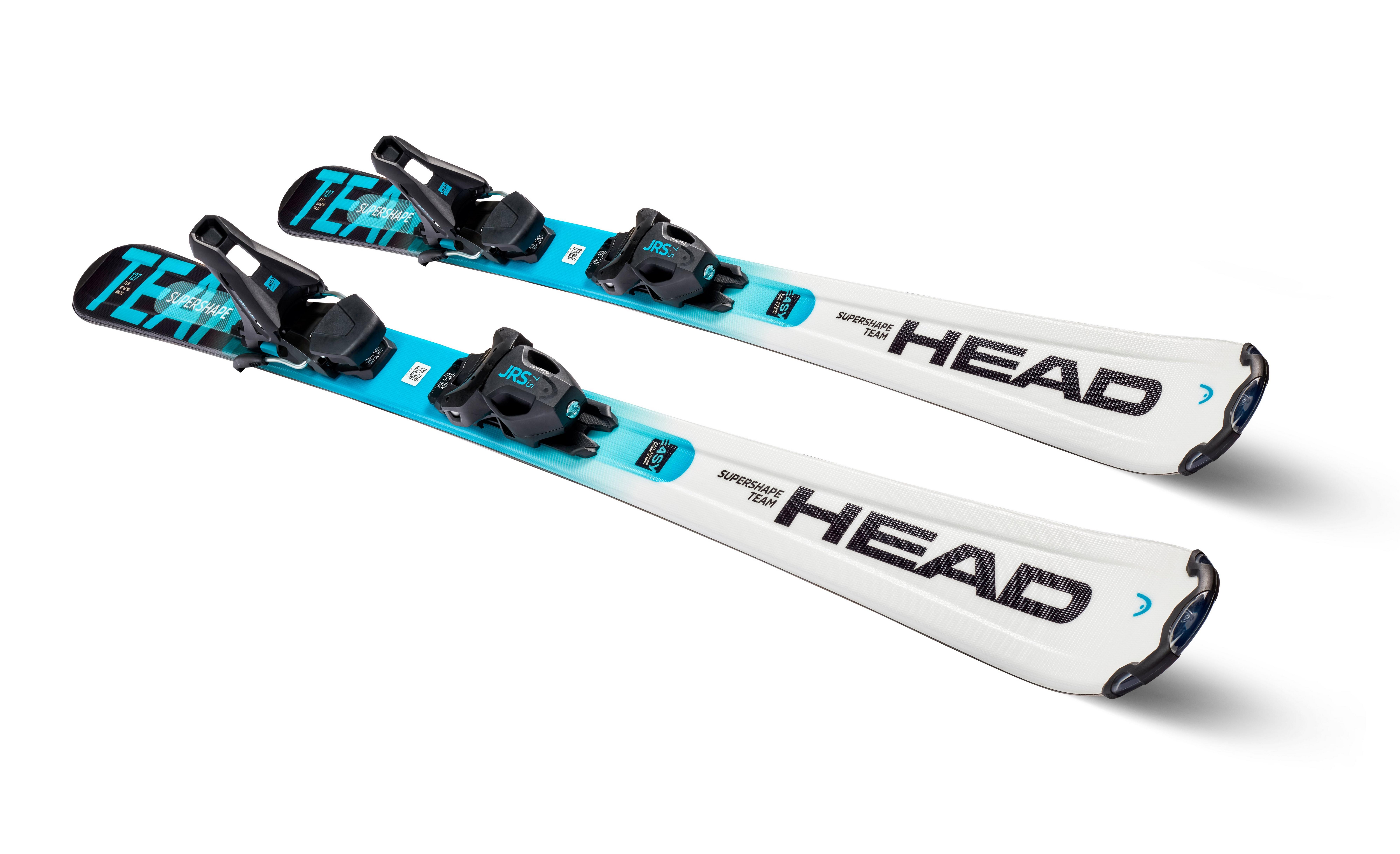 Head Kids' Supershape Team Easy Skis + SX7.5 Binders - White