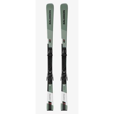 Salomon Men's S/Max 8 Skis + M10 Binding - Green / Black