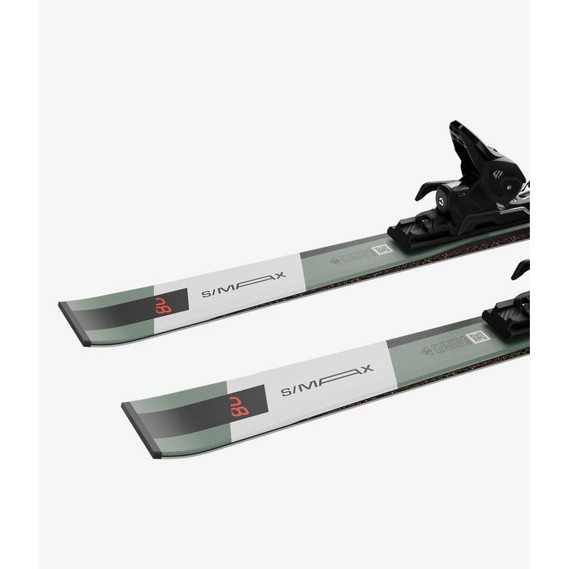 Salomon Men's S/Max 8 Skis + M10 Binding - Green / Black | Tiso