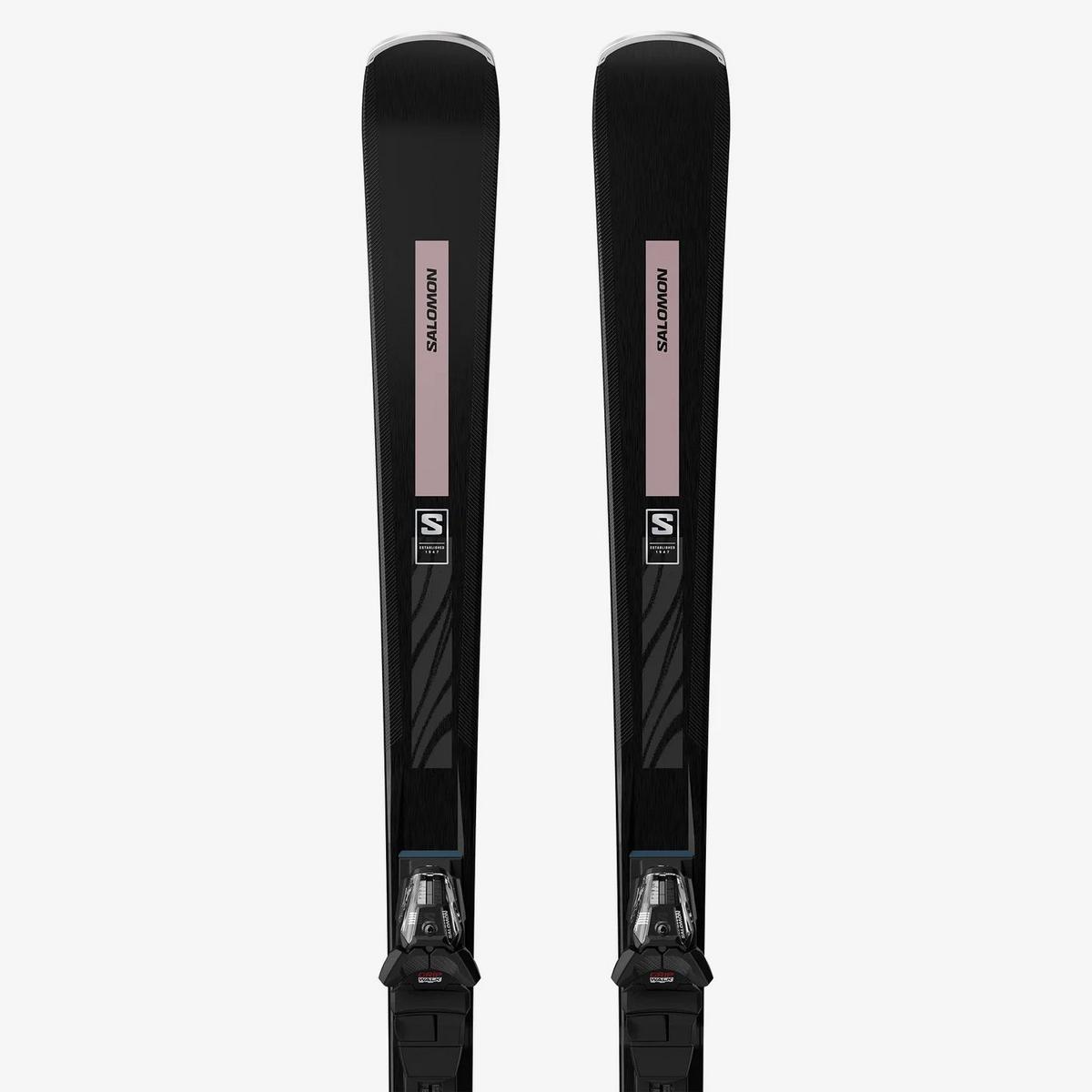 Salomon Women's S/Max No8 Skis + M10 Binding - Black / Rose