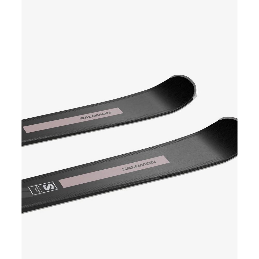 Salomon Women's S/Max No8 Skis + M10 Binding - Black / Rose