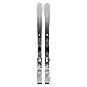 Women's e.Real Joy Skis + Joy 9 Binding - Grey / Black