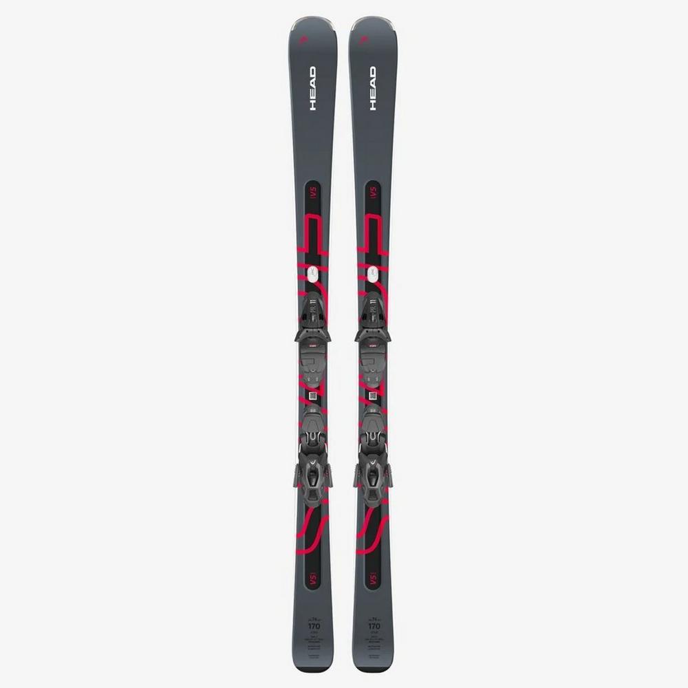 Head Men's Shape e.V5 Skis + PR11 Binding - Black / Red
