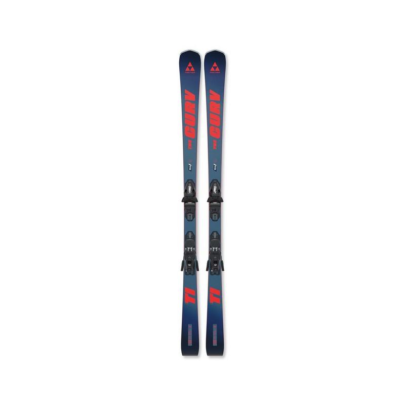 The Curv TI Skis + RS10 GW Bindings - Blue / Red