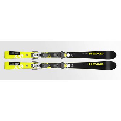 Head World Cup i.Race Team JRS Ski + 7.5 GW CA Binding - Black / Yellow