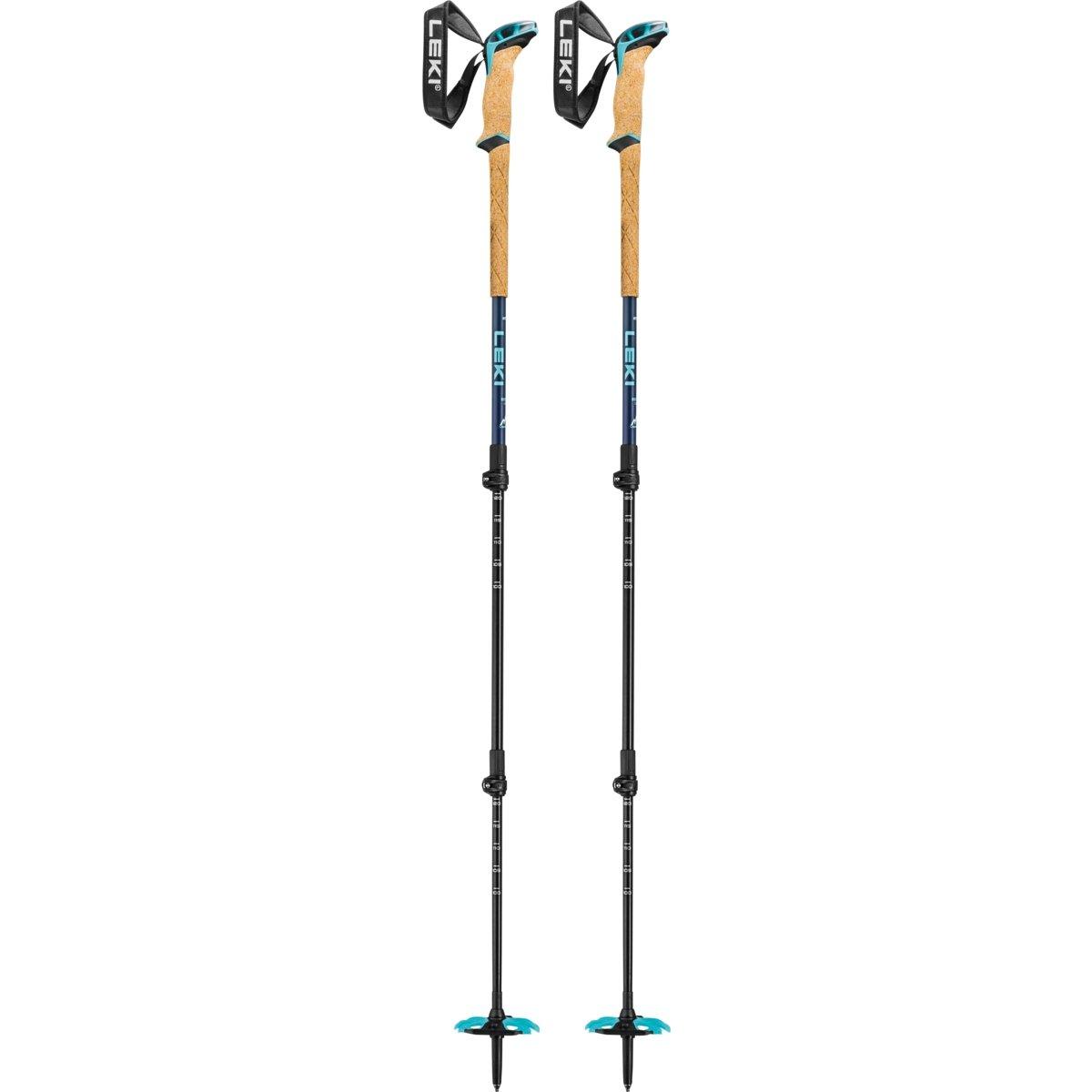 Leki Bernina Lite 3 Adjustable Ski Touring Poles - Denim Blue