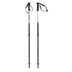 Kids' Supershape Team Adjustable Ski Poles - Black / White