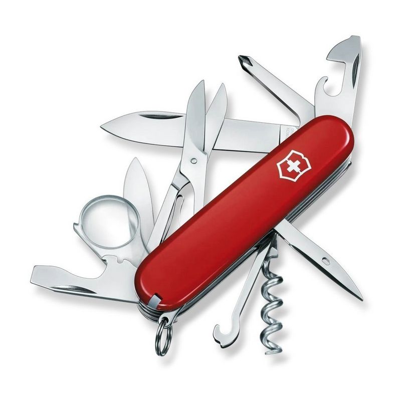 Victorinox Explorer Blister Pack Red Tiso