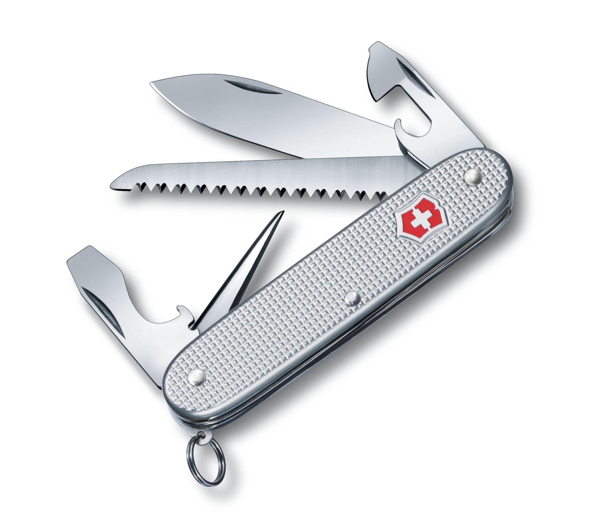 Victorinox Swiss Army 2 Alox Swiss Army Pocket Knife, Medium, Multi Tool, 2  Functions, Large Blade