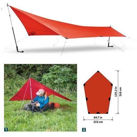 HILLEBERG Tarp 5 レッド Discover the Unique Features of the Hilleberg Tarp 5