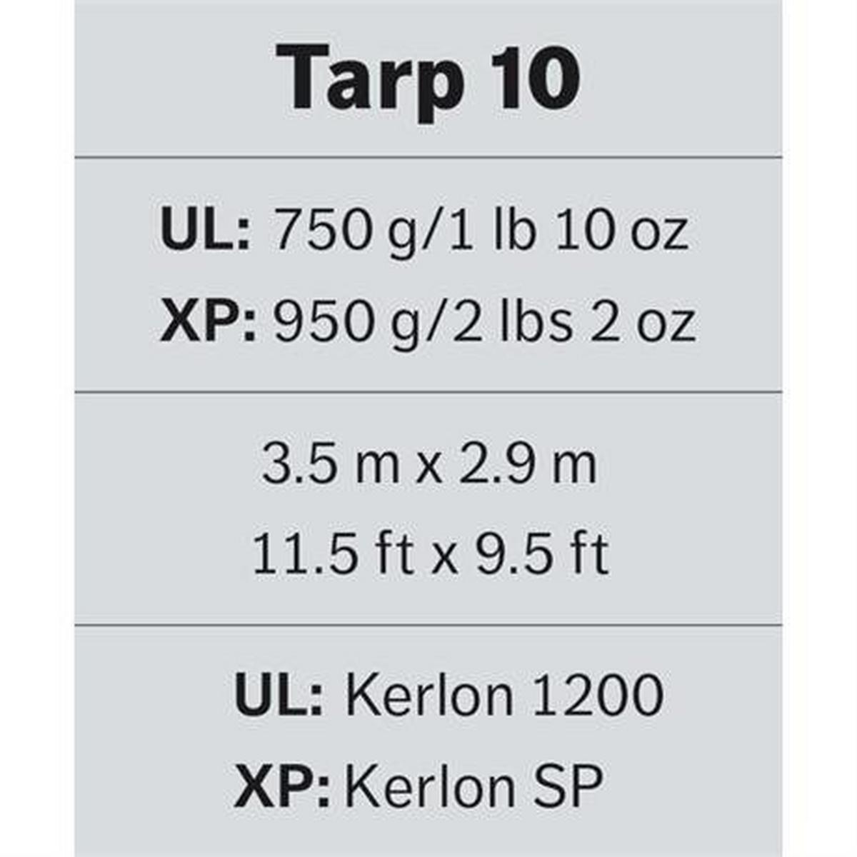 Hilleberg Tarp 10 XP Tarp - Green