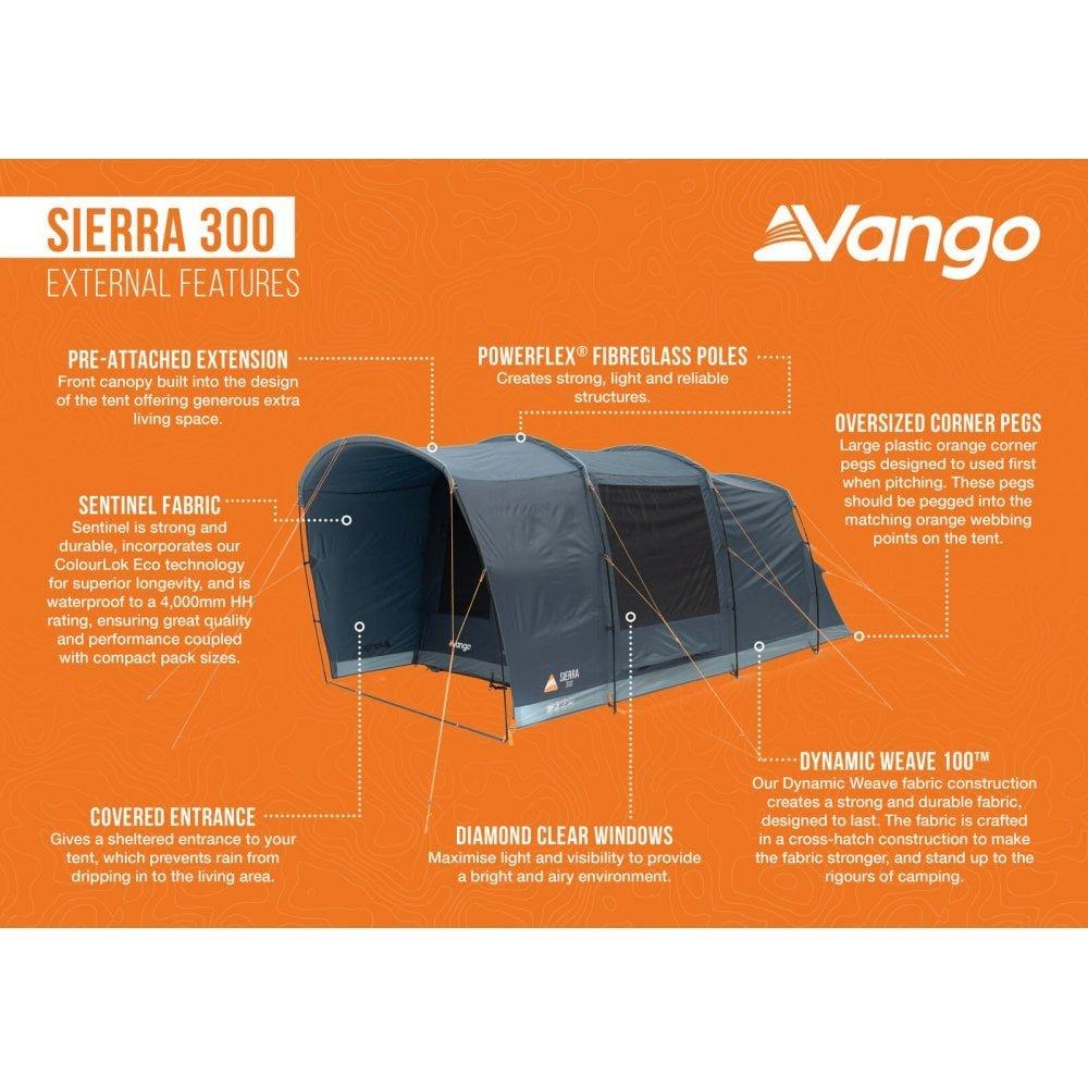 Vango Sierra 300 (Poled) Tent
