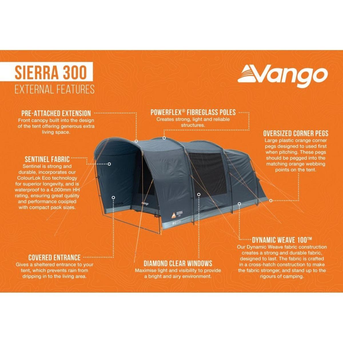 Vango Sierra 300 (Poled) Tent